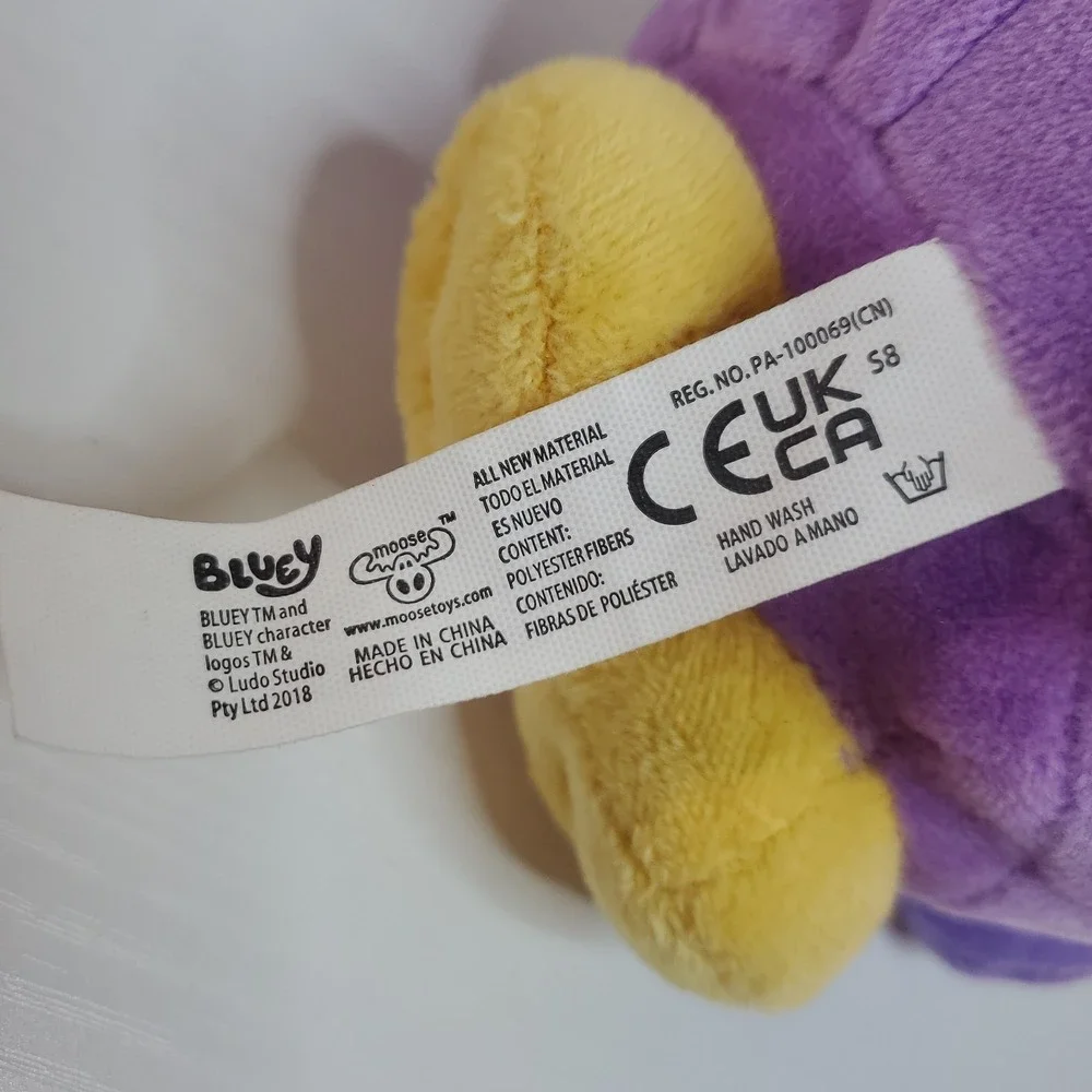 Bluey Friends Chattermax Purple Owl Plush 6